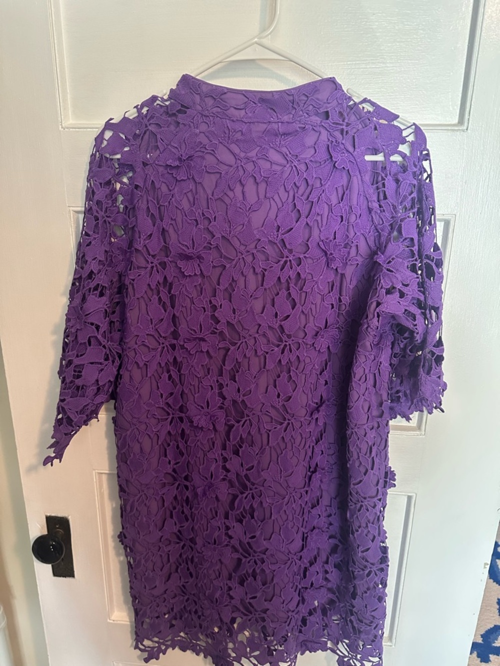 Buddy Love Lavender Purple Floral Lace Tunic - Picture 3 of 3